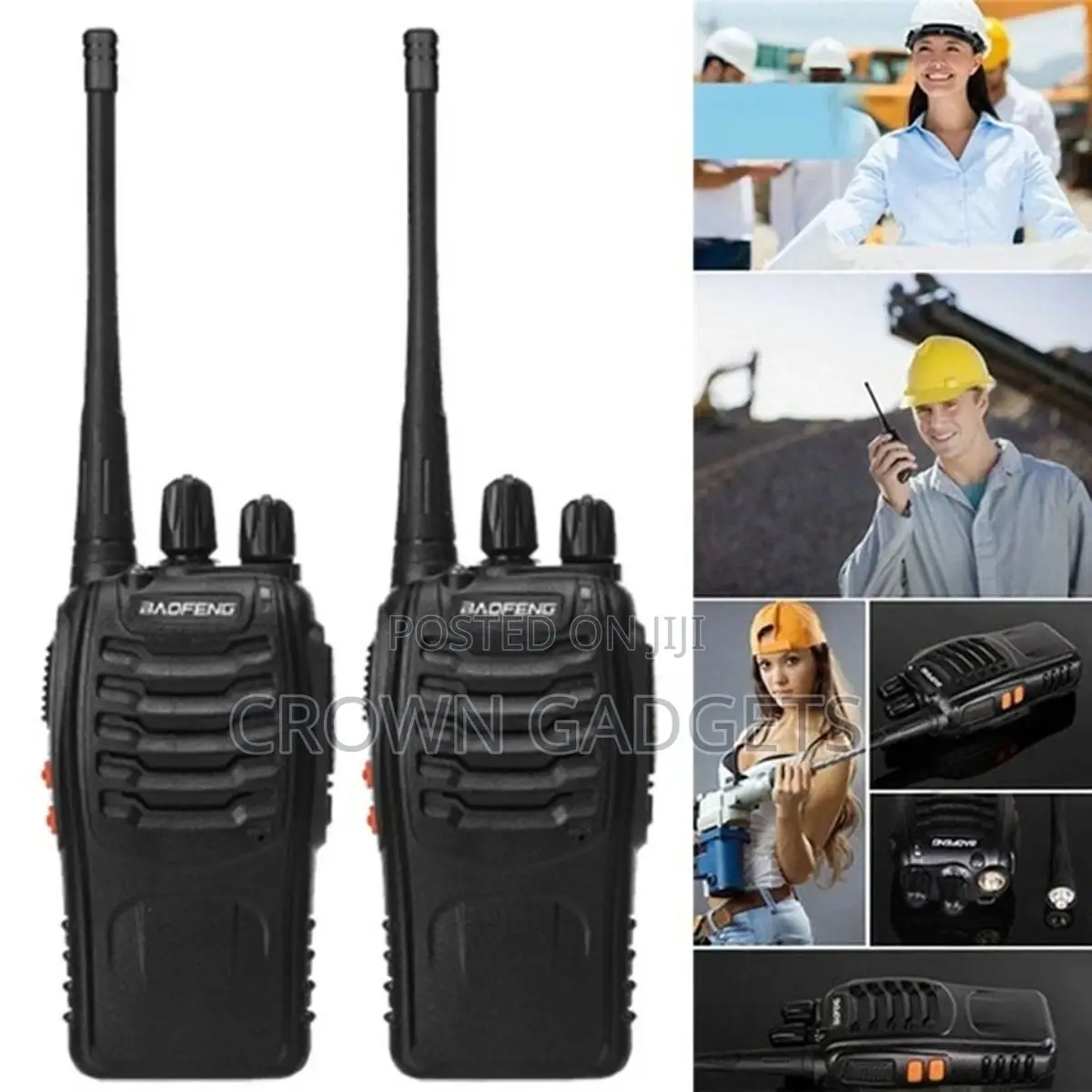 Long Range 16 Channels Two Way Radio 2 PCS