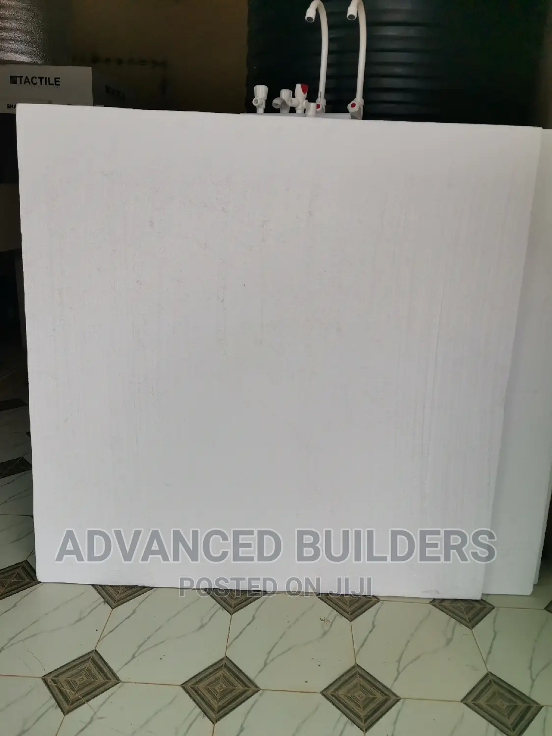 EPS Styrofoam Sheet 4 Feet by 4feet by 1 Inch Thick