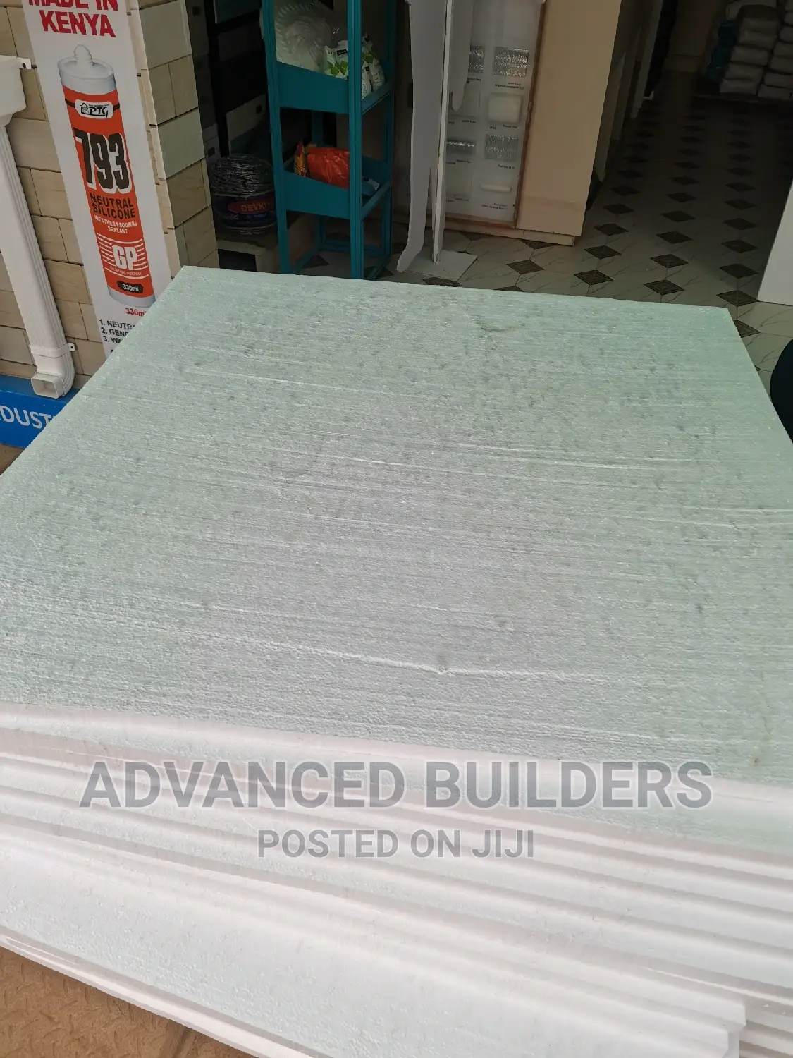 EPS Styrofoam Sheet 4 Feet by 4feet by 1 Inch Thick