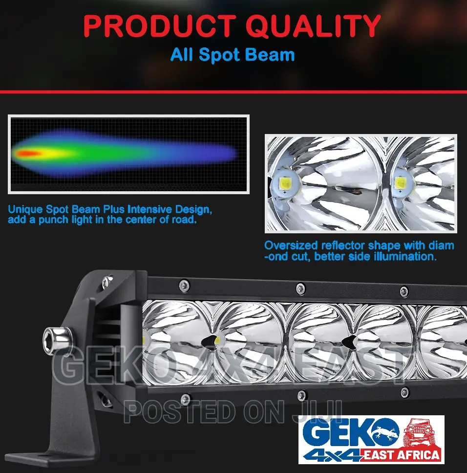 Led Bar, 20 Inch 90 Watts, Spot Beam, Single Row