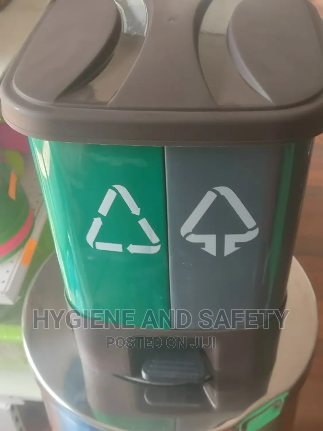 2in1 20liter Pedal Garbage Bin