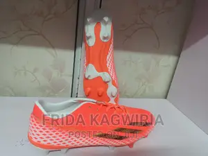 Orange Football Boots