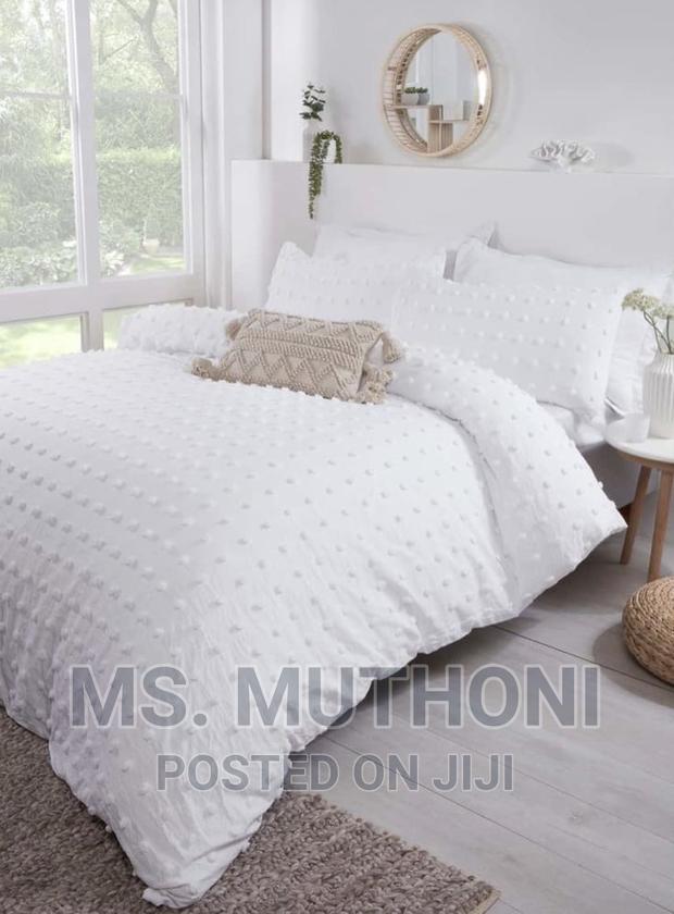 *Luxury Tufted Wave Design Duvet Cover Set