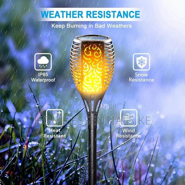 6 Pieces LED Solar Flame Lamp/Light - thumbnail 4