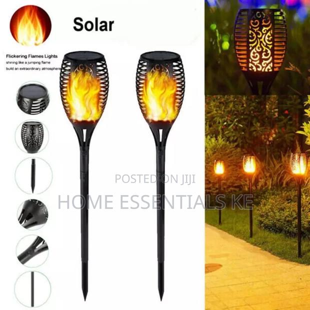 6 Pieces LED Solar Flame Lamp/Light - thumbnail 6