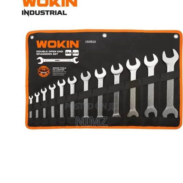 Original 12pcs Double Open End Wrench Set. Size: 6X7, 8X9, - main view