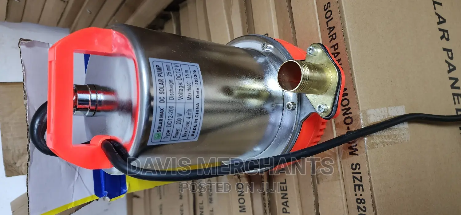 Solar Powered Shallow Well Submersible Pump