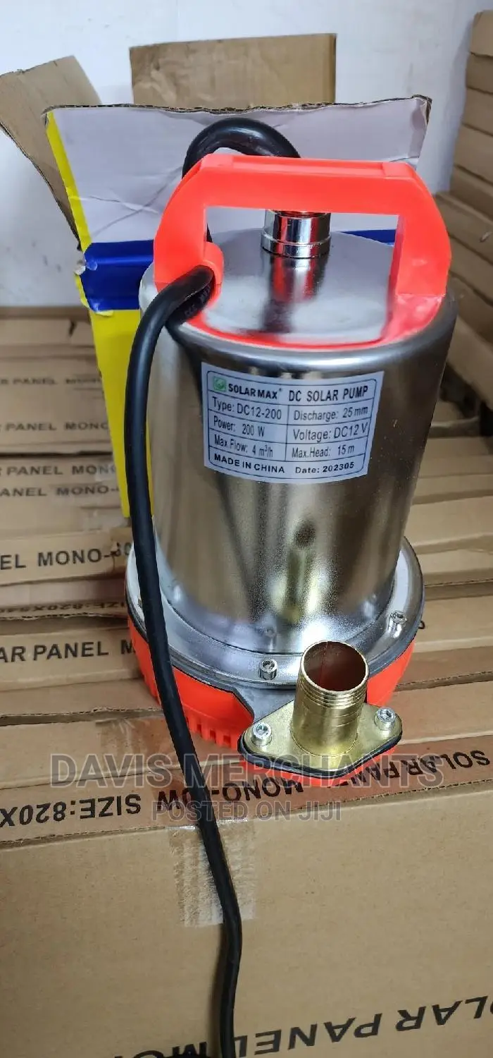 Solar Powered Shallow Well Submersible Pump