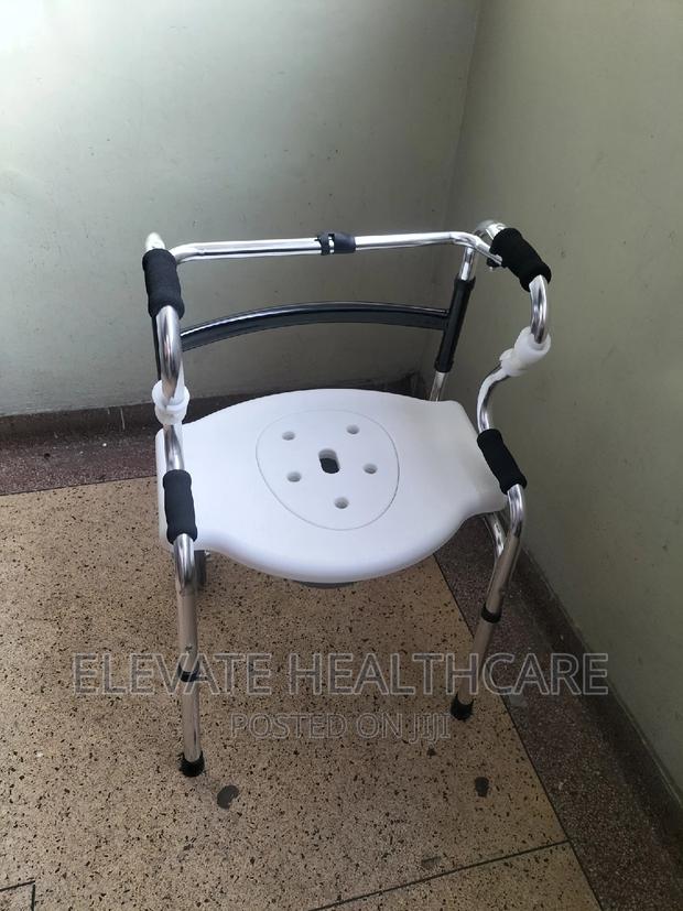 Walking Frames With Commode and Wheels - thumbnail 2