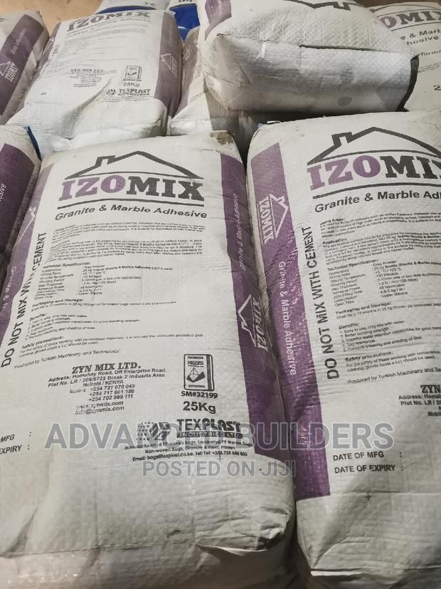 Izomix Tile Adhesive 25kgs Granite and Marble