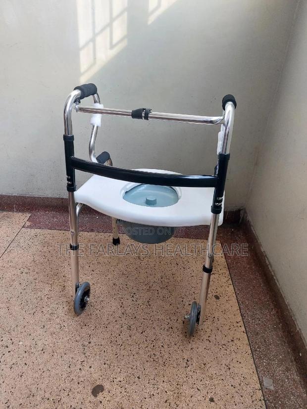 Walking Frame With Seat and Commode. - thumbnail 3