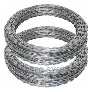 Double Galvanized Silver Razor Wire - thumbnail 2