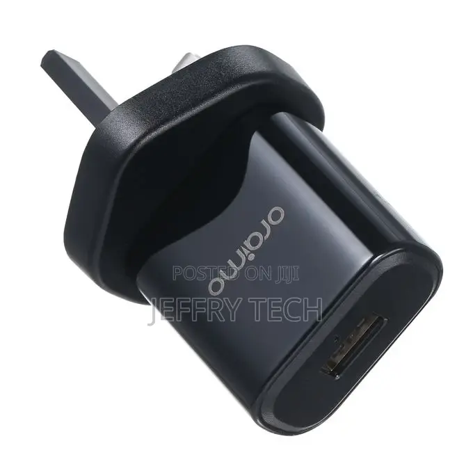 Oraimo Charger With Free Cable UK OCW-U65S - Black