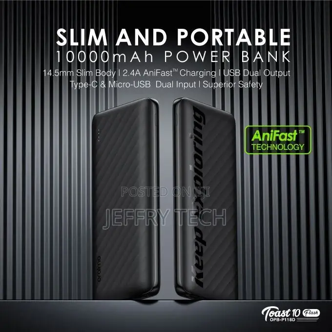 Oraimo 10000mah Power-Bank OPB-P118D