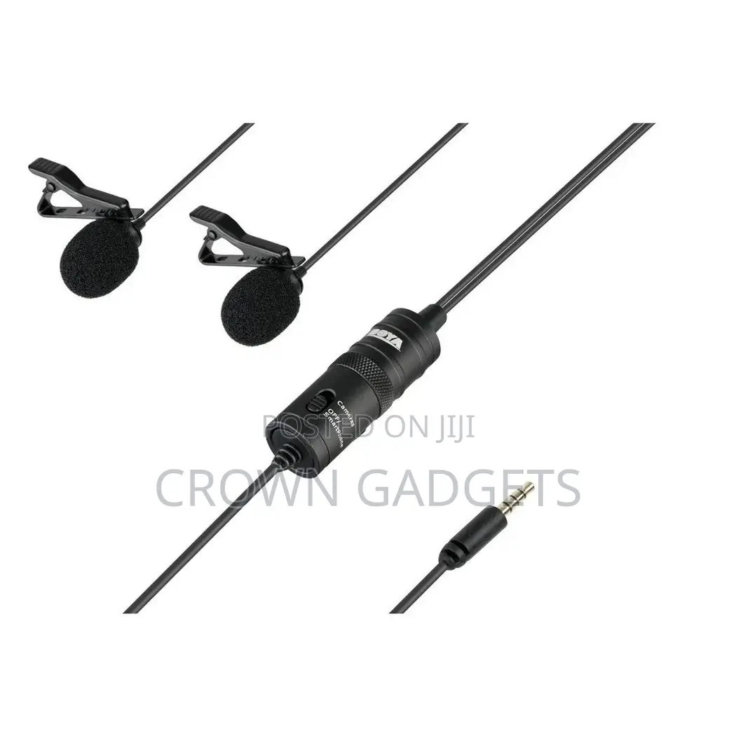 Single Lavalier Lapel Clip-on Microphone