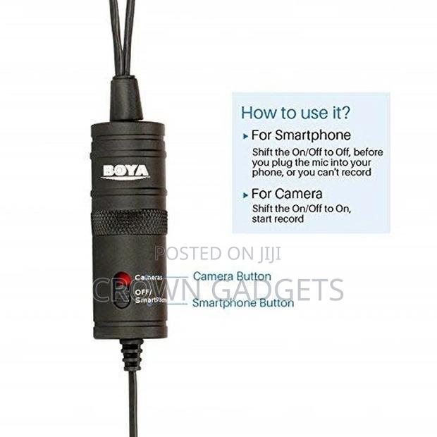 Single BOYA BY-M1DM Dual Lavalier Universal Microphone - main view