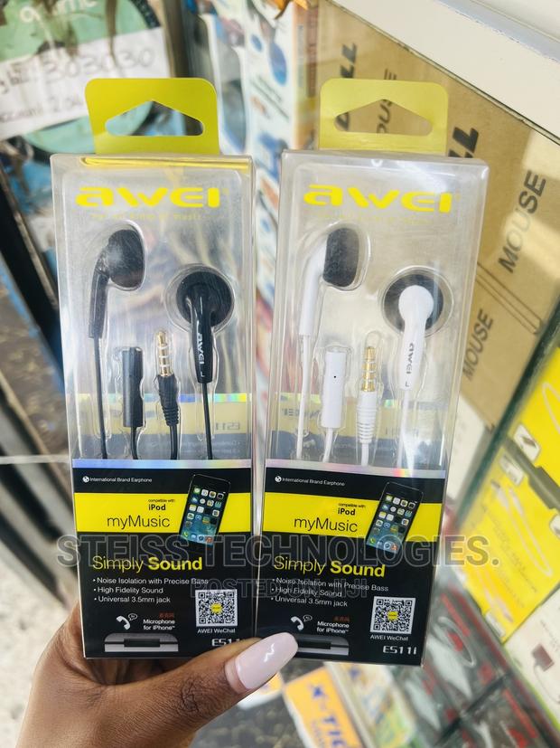 Awei Es11i Wired Earphones. - thumbnail 3