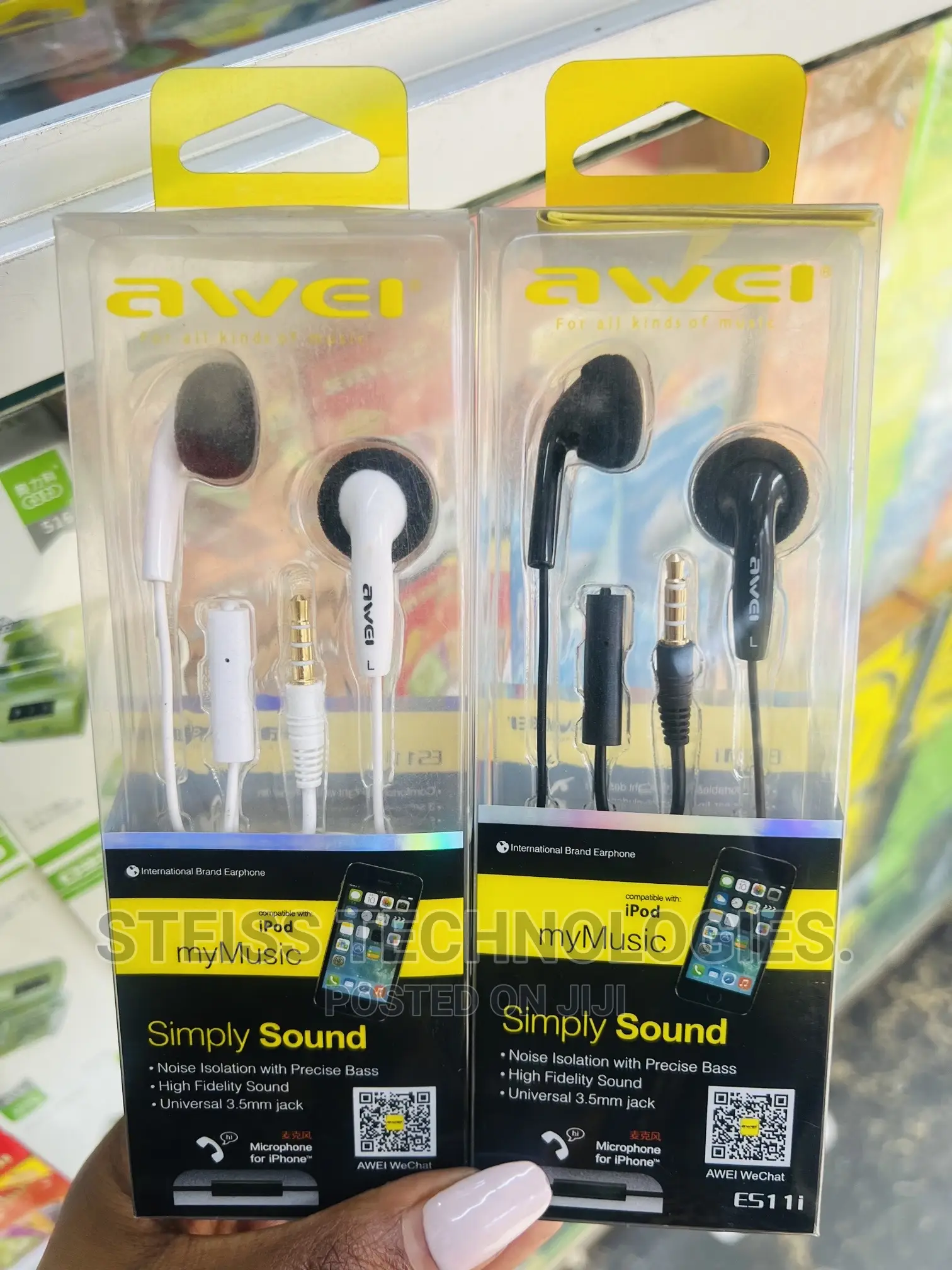 Awei Es11i Wired Earphones.