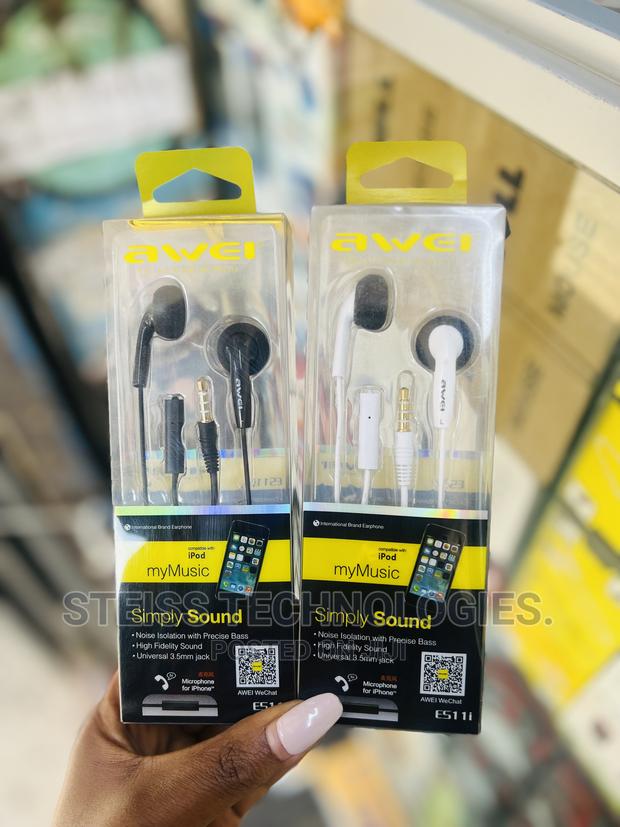 Awei Es11i Wired Earphones. - thumbnail 2