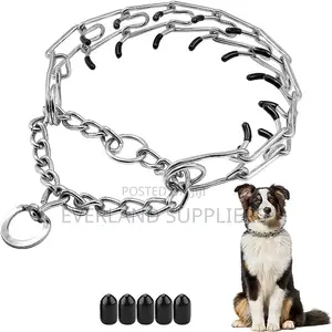 Prong Collar With Rubber Tips