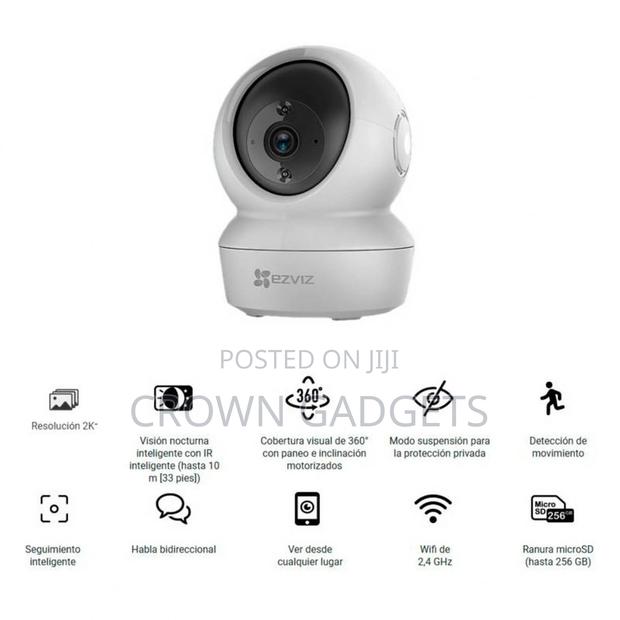 Pan/Tilt 4MP Wifi Surveillance Camera With 360°