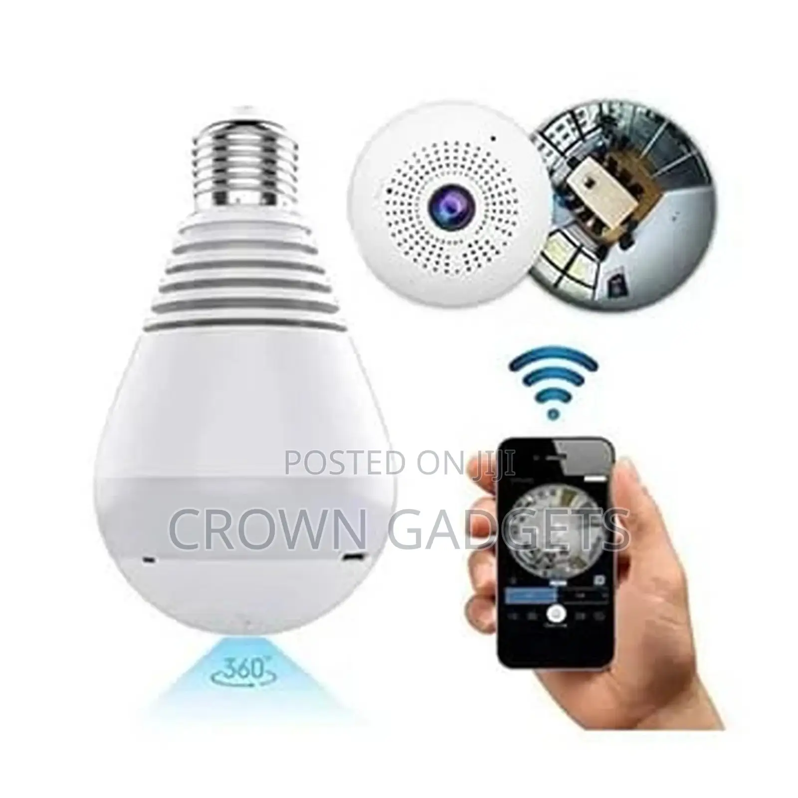 Panoramic V380 APP Wireless Lamp Bulb Camera
