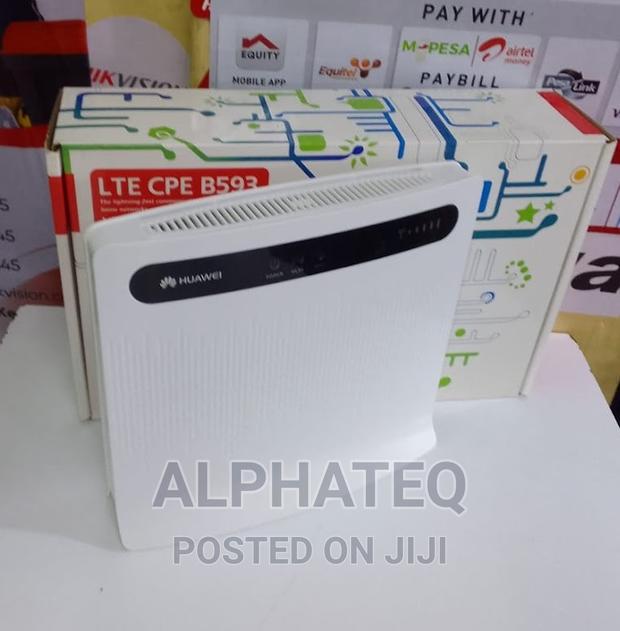 Huawei LTE B593 4G Wifi Router Supports All Networks White M