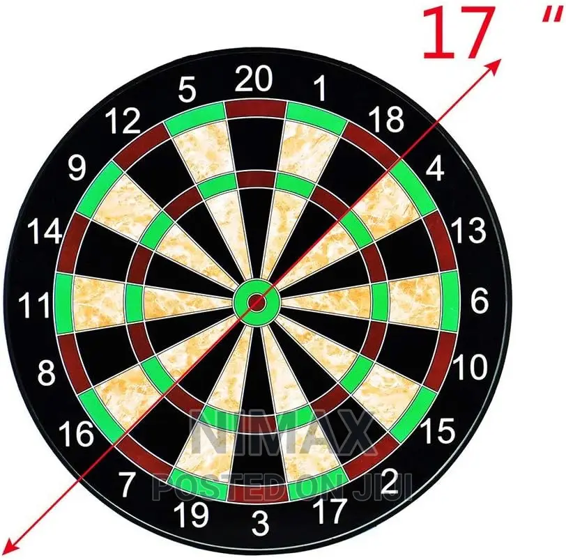 Magnetic Dart Board 17 Inches