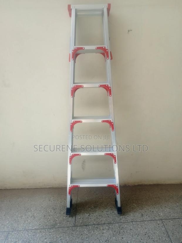 Ladder 6 Steps Aluminum Double Sided 6 Steps/2meters - main view