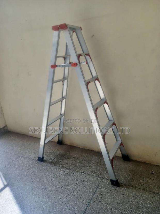 Ladder 6 Steps Aluminum Double Sided 6 Steps/2meters - thumbnail 5