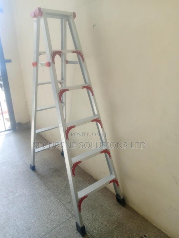 Ladder 6 Steps Aluminum Double Sided 6 Steps/2meters - thumbnail 6