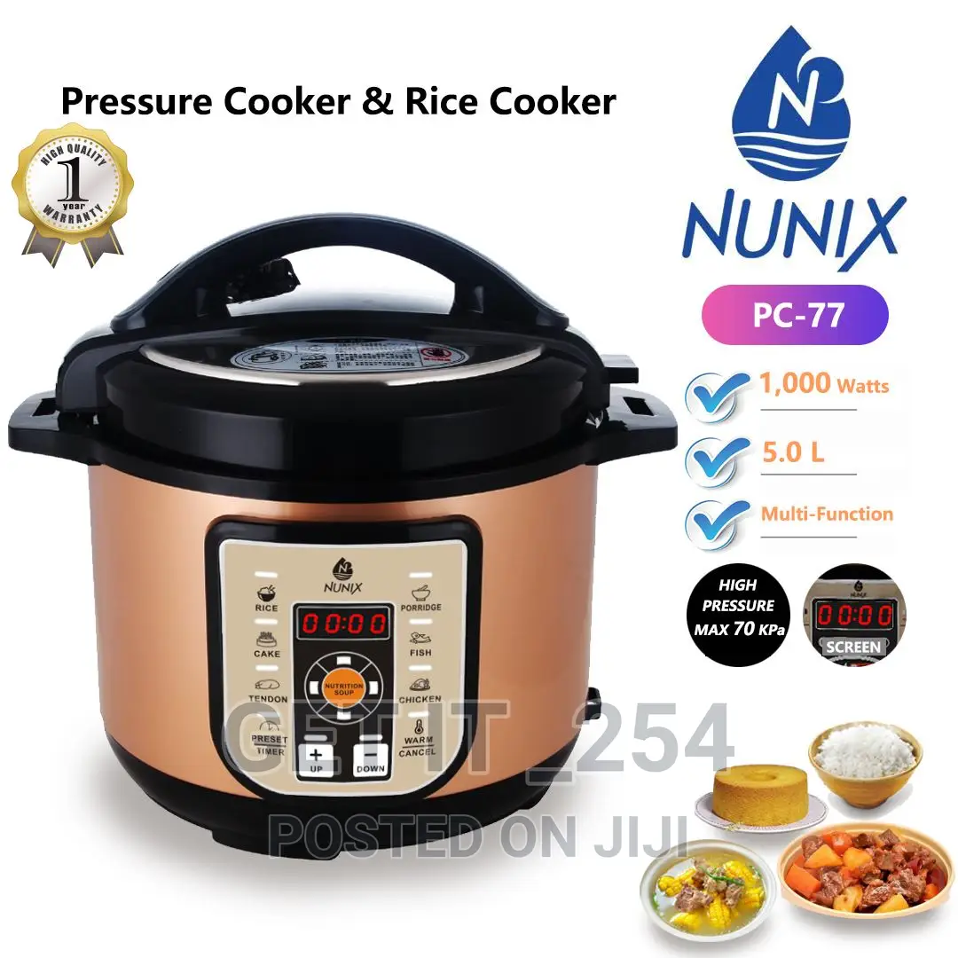 Nunix Electric 5l Pressure Cooker Now Available