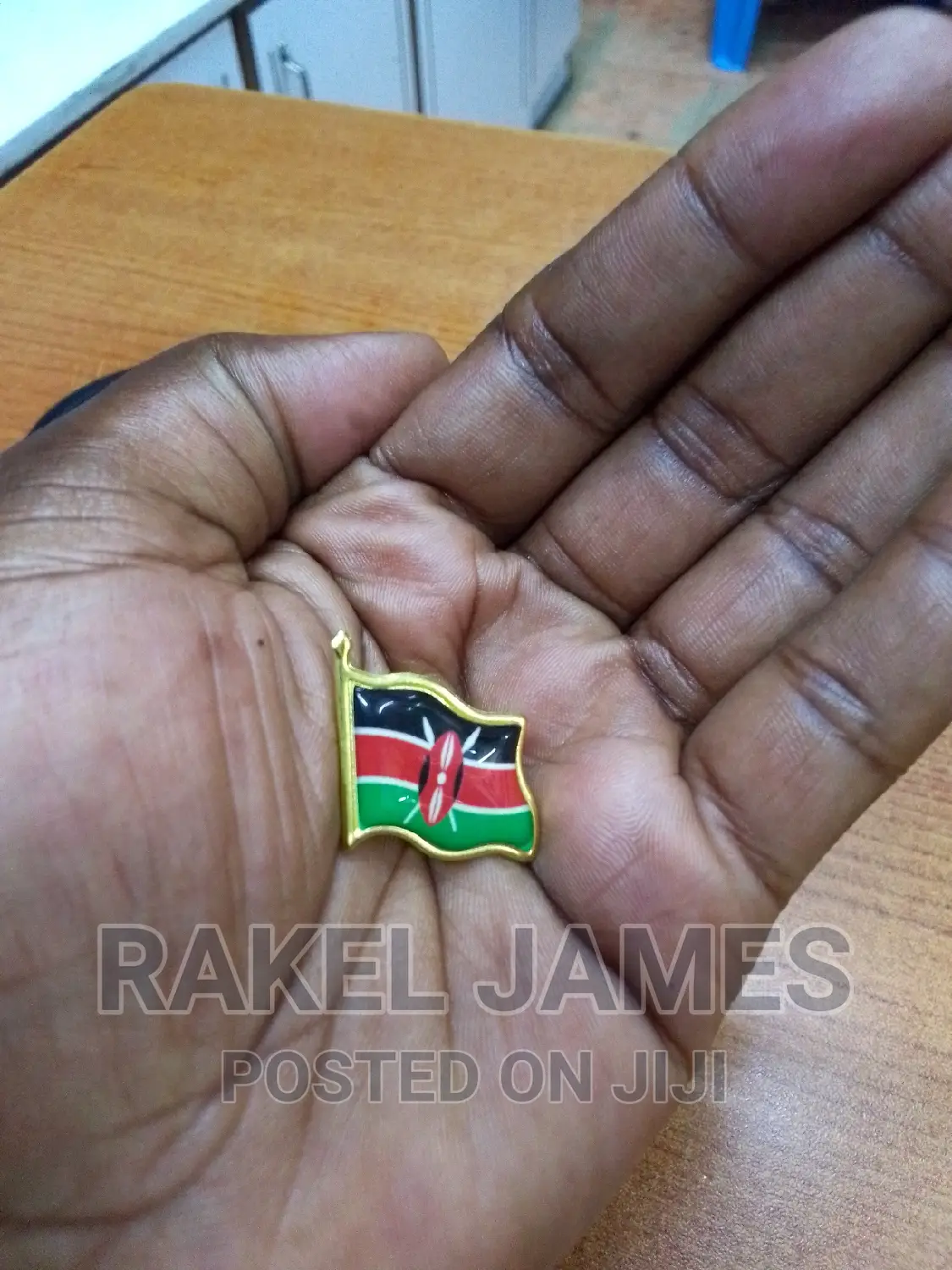 Kenyan Flag Brooch