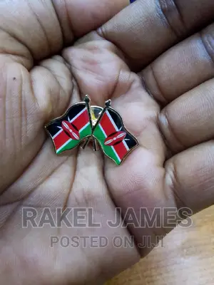 Kenyan Flag Brooch