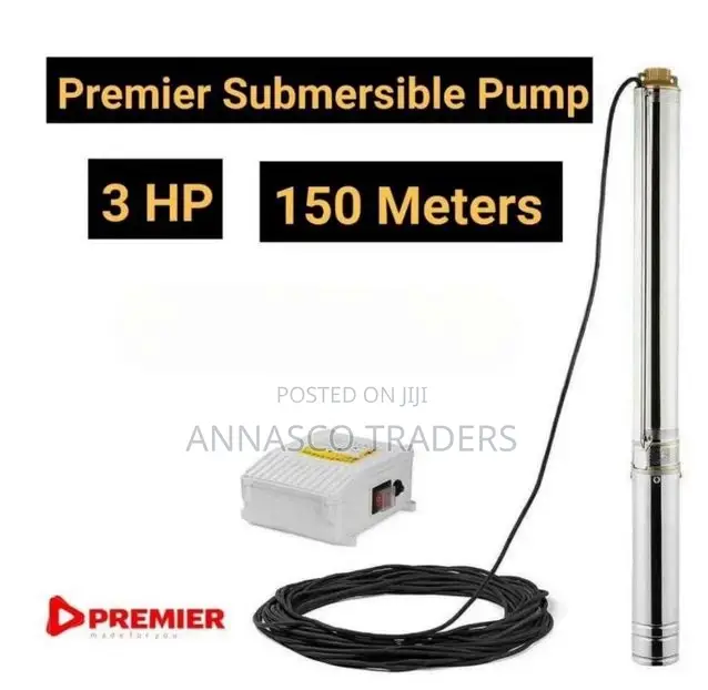 Powerful Premier 3hp 150M Submersible Pump