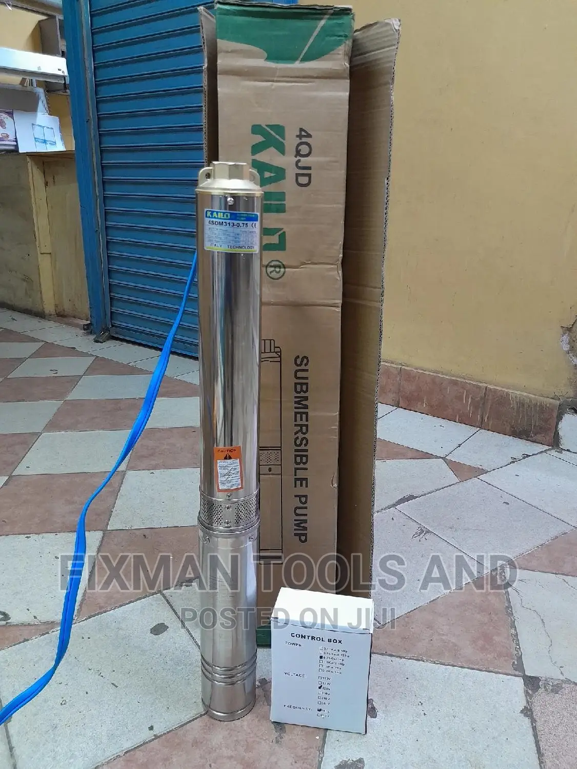 Italy Kairo Submersible Water Pump 1 HP 81 M Head
