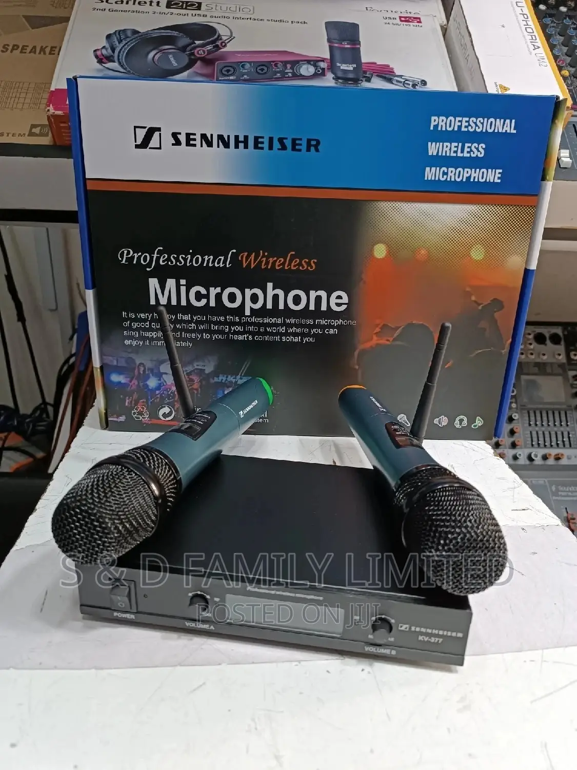 Sennheiser KV-377 Wireless Microphone