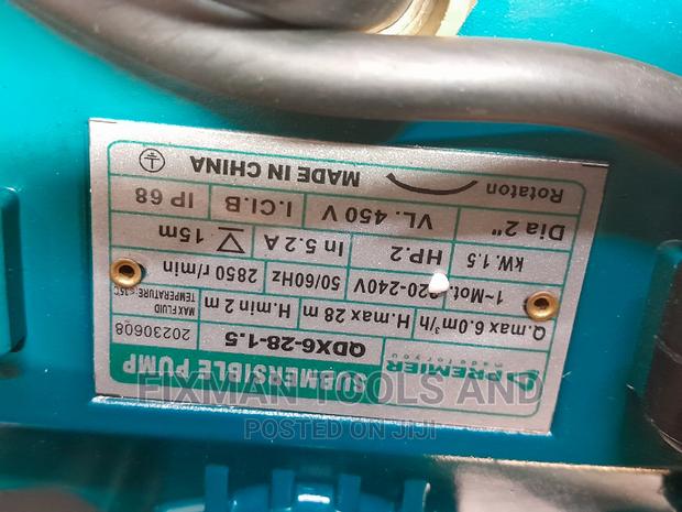 Efficient Sewage Pump 2 HP Premier - thumbnail 3