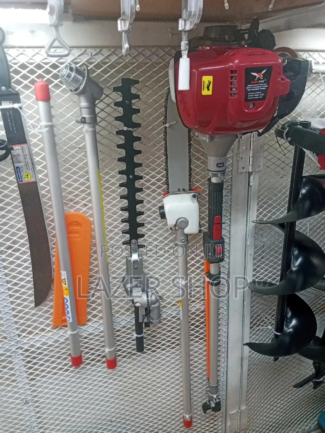 4 in 1 Brush Cutter/Grass Trimmer/Pole Saw/Hedge Trimmer