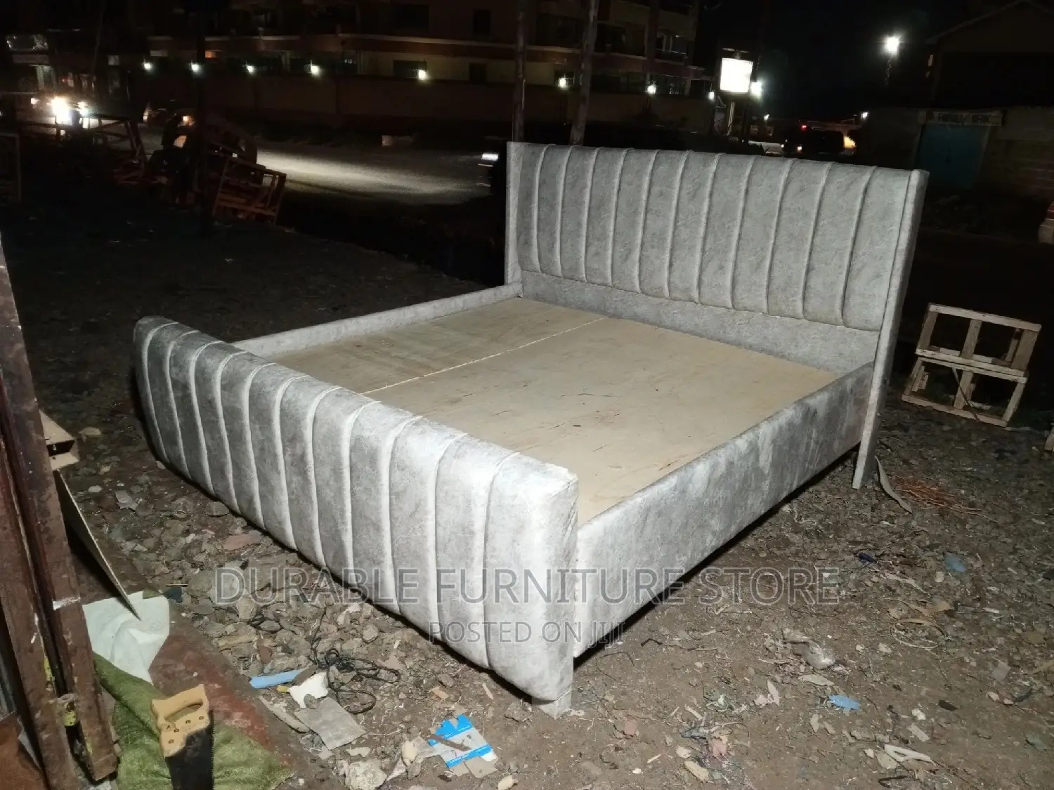 6 by 6 Chester Bed. Beige