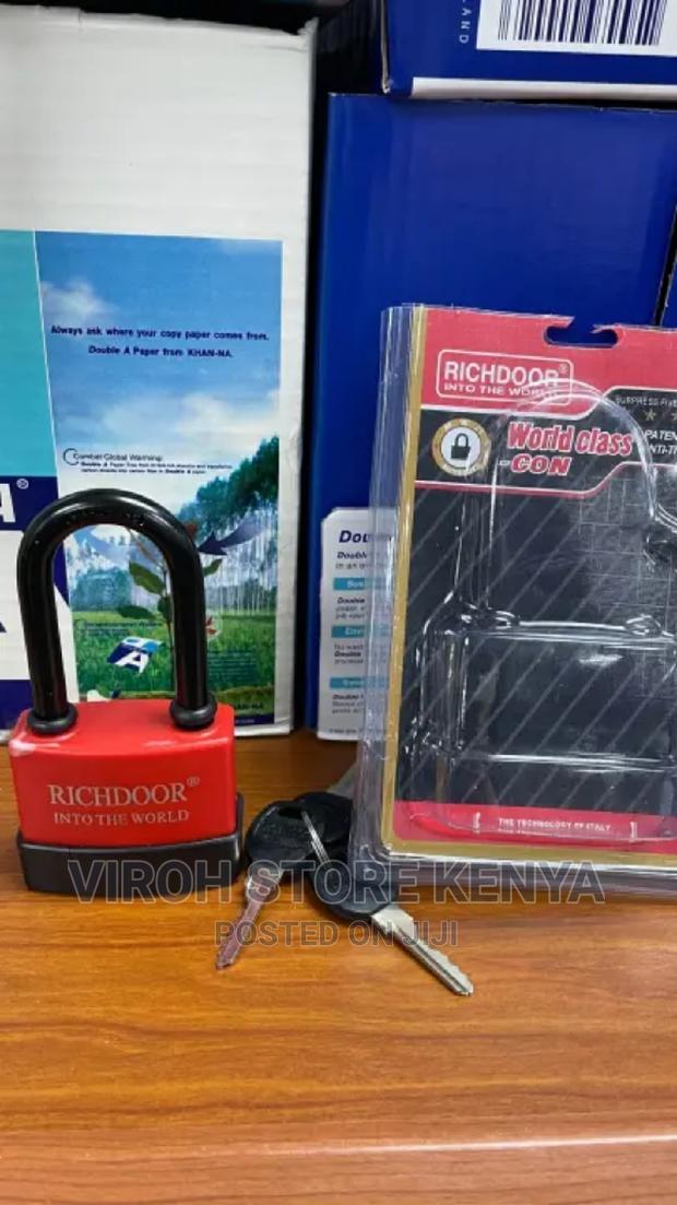 Richdoor 70mm Padlock Long Shackle Water Resistant