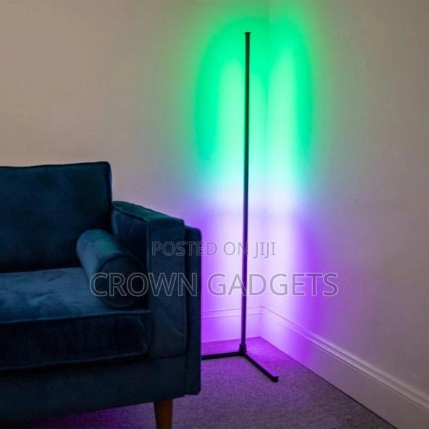 Modern Floor Lamp With Adjustable Height/ Brightness/ Speed