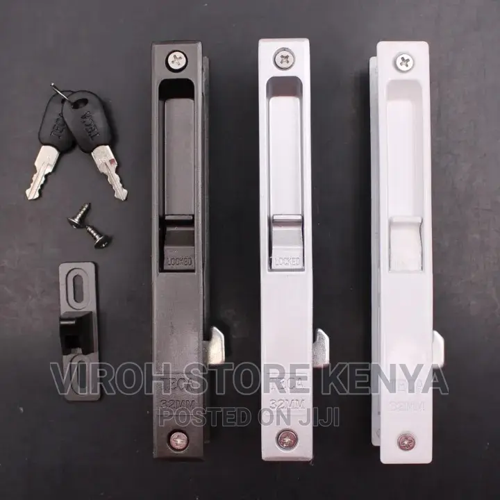 Sliding Door Lock With Key / Aluminum Sliding Door Lock