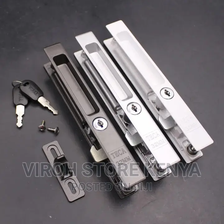 Sliding Door Lock With Key / Aluminum Sliding Door Lock
