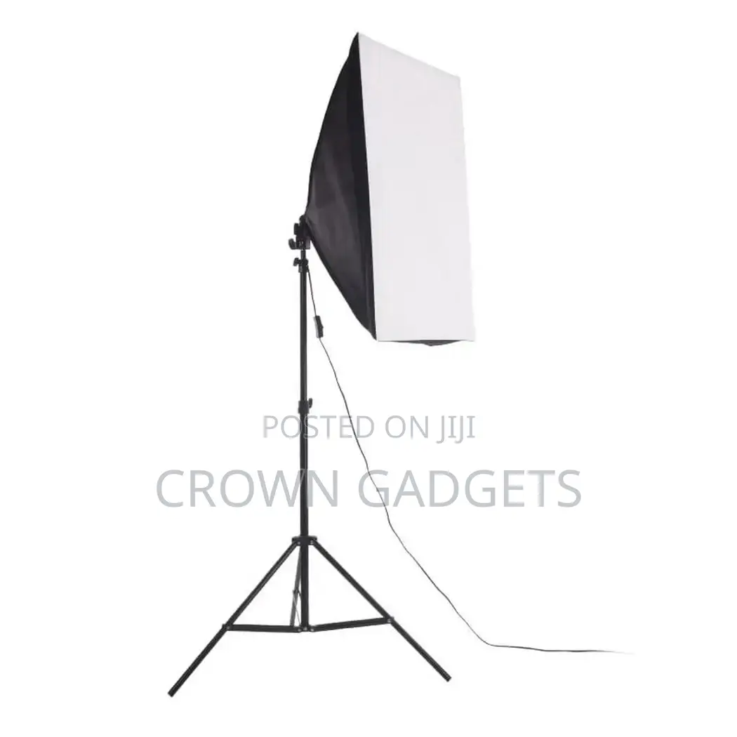 Four Lamp Softbox Kit With E27 Base Holder
