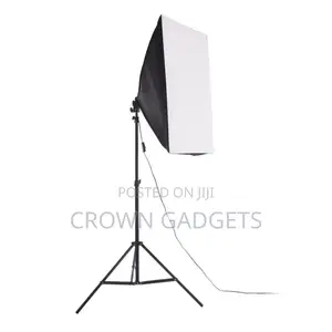 Four Lamp Softbox Kit With E27 Base Holder