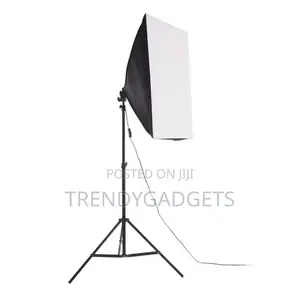 Four Lamp Softbox Kit With E27 Base Holder