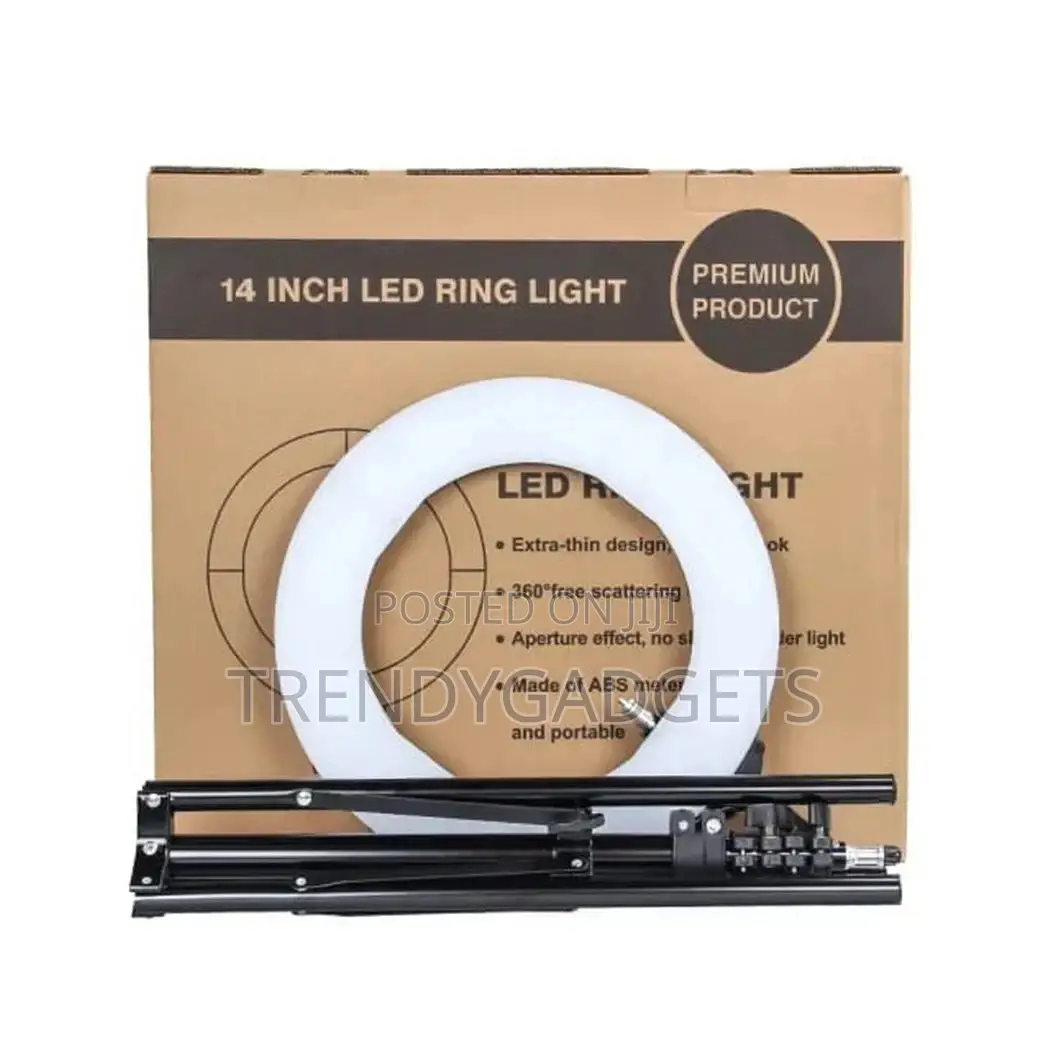14 Inch RGB Ringlight With Desk Tripod Stand