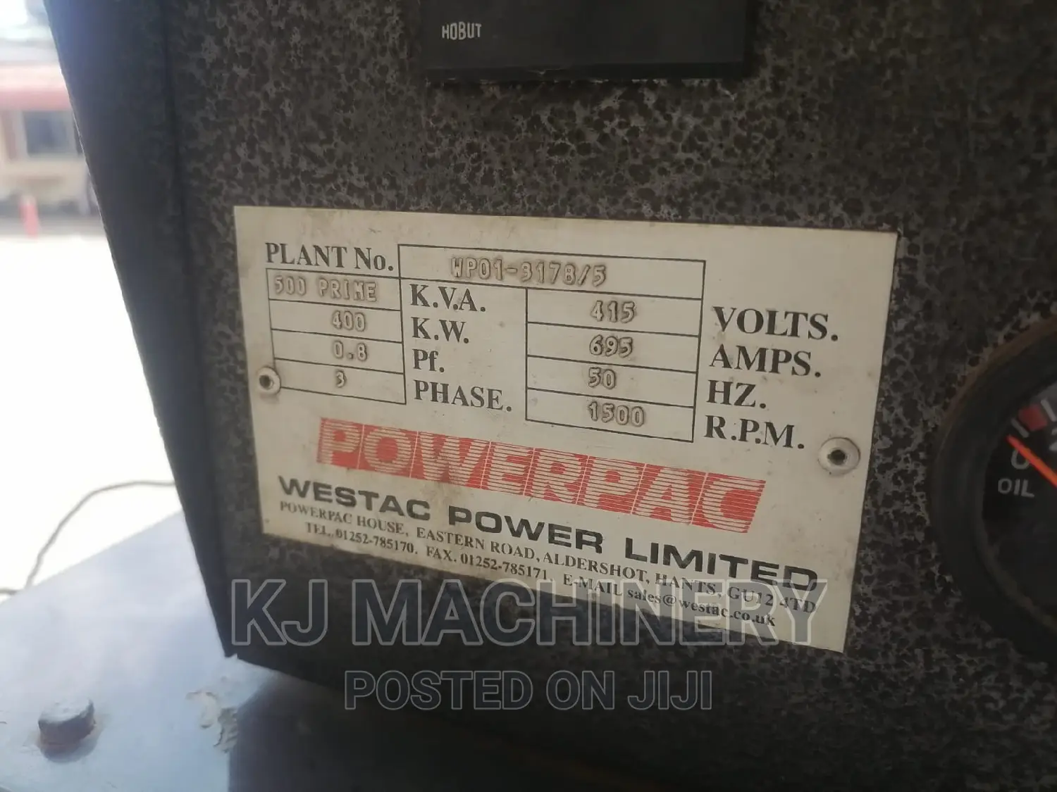 500kva Diesel Powered Generator~400kw