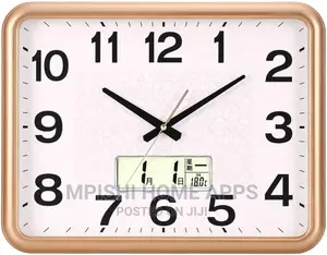 Square Digital Wall Clock